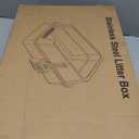 Stainless Steel Litter Box with Lid L to XL, XLarge Metal Litter Box for Big Cats, High-Sided Cat Litter Boxes for Anti Urine Splash, Odor Control, Non-Stick & Easy to Clean, Includes Scoop and Mat (Extra Large (23" x 14.6" x 10.2") with Lid)