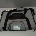 PetAmi Airline Approved Pet Carrier for Cat, Soft Sided Dog Carrier for Small Dog, Cat Travel Supplies Accessories Indoor Cat, Ventilated Pet Carrying Bag Medium Large Kitten Puppy, Small Heather Gray (Small - 17"L x 10.2"W x 11.2"H)