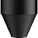 Bonsenkitchen Powerful Milk Frother for Coffee, Fast Handheld Drink Mixer with Stainless Steel Whisk, Battery Operated Hand Frother Stirrer Wand-Black (Normal)