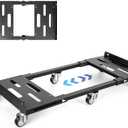 KEDSUM 2000LBS Heavy Duty Moving Dolly with 6 Swivel Wheels, Furniture Dolly with 100% Thicken Steel Frame, Expandable Appliance Dolly Cart Up to 43.6" Wide, All Terrain Used for Building Materials