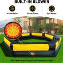 WARSUN 15FT Gaga Ball Pit Inflatable with Powerful Blower, Portable Gagaball Court for Indoor Outdoor Family Activities Inflatable Sport Games