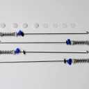 Suspension Rod Kit Replacement For Whirlpool WTW6200SW0 WTW6200SW1 WTW6200SW2 WTW6200SW3 WTW6200VW0 WTW6300SB0 WTW6300SB1 WTW6300SB2 WTW6300SG0 WTW6300SG1 WTW6300SG2 WTW6300SW0 Washing Machine