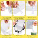 3 Pcs Plastic Drink Fridge Dispenser with Spigot, Clear Beverage Dispensers for Parties with Handle and Daily Use, Juice Milk, Tea, Containers Drink Dispenser with Lids for Fridge Water Dispensers