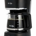 Mr. Coffee 12-Cup Switch Coffee Maker Black: Electric Drip Coffee Machine, 60 oz Capacity, Dishwasher-Safe Parts