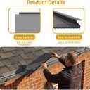 60 ft Gutter Guard (20 Pack) - 6 Inch Black Coated Steel Micro Mesh - Fits 4 or 5 or 6 Inch K Style Gutters - Snap In Leaf Guard Protection - Easy DIY Rain Gutter Screens Covers for Leaves