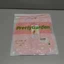 PRETTYGARDEN Womens 2025 Summer Casual Short Sleeve Dresses A Line Bow Tie Front Babydoll Loose Cute Mini Dress with Pockets (S)