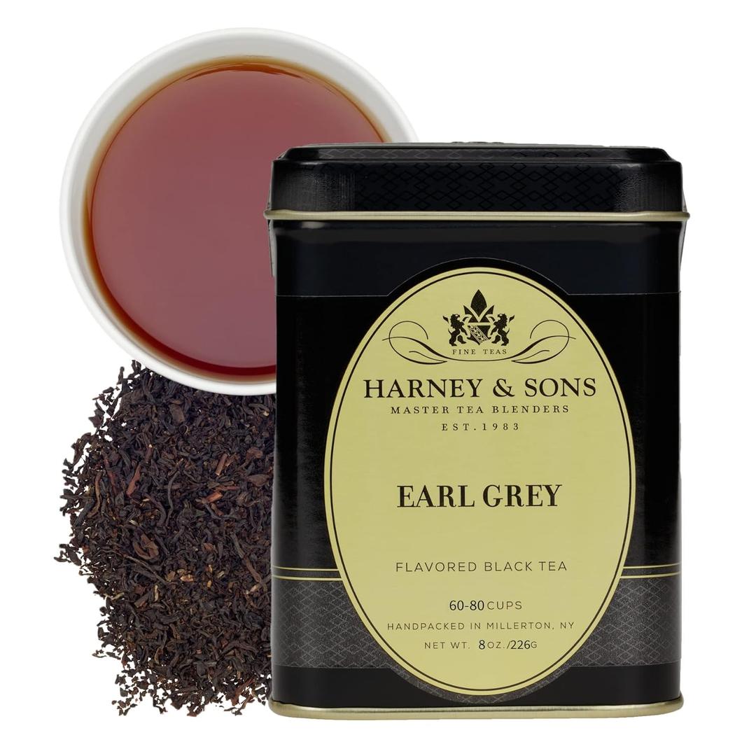 Harney & Sons Earl Grey, 8 oz Loose Leaf Tea (EXP 02/12/26)