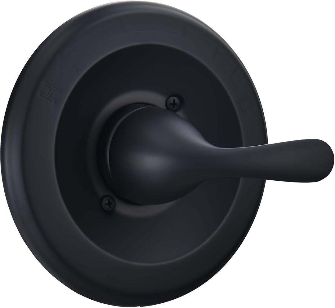 Replacement for Delta Classic 13 Series Single-Function Trim Kit, T13020-BL Matte Black Shower Handle, Fit Delta Shower Valve R10000 Series (Cartridge Not Included)
