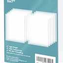 Egofine Plexiglass Sheets Acrylic Sheets 4 Pack of 5x7’’ 0.04 Thick Clear Plastic Cast Transparent Plexi Glass for Crafting Projects, Replacement Picture Frame Glass, DIY Display, Easy to Cut