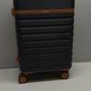 UKEIN Luggage Sets 3 Piece, Carry On Luggage 20In With Spinner Wheels,PC Hardside Suitcase Set with TSA Lock,Durable Carry On Suitcase With Travel Backpack for Men (Black, 3 piece set (20inch))