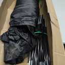 Pond Cover Dome Net 13x17 ft Netting Pond Covering Tent with Zipper Storage Straps, Fiberglass Poles, Ground Nails, Tie Ropes for Outdoor Garden Fish Pool Protection from Leaves Animals