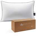 Pacific Coast Bed Pillow, Hotel Collection Goose Feather and Down Pillow for Sleeping, 3-Chamber Design, Medium Supportive, Standard Size