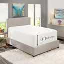 Hearth & Harbor Extra Deep Pocket King Fitted Sheet - Fits 18 to 23 Inch Mattress Ultra Soft 1800 Microfiber, Wrinkle-Free & Breathable Hotel Luxury Fitted Sheet Only, White, King Size