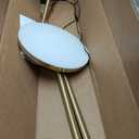 JOOFO Floor Lamp,30W/2400LM Sky LED Modern Torchiere 3 Color Temperatures Super Bright Floor Lamps-Tall Standing Pole Light with Remote & Touch Control for Living Room,Bed Room,Office (Brushed Gold)