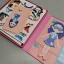 Flamax 8 Outfits Magnetic Dress Up Dolls for Girls, Magnet Dress-Up Doll Pretend Play Set Includes 42 Pieces, Magnetic Dress Up Dolls for Girls, Dress-Up Doll