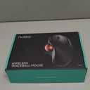 Nulea M501 Wireless Trackball Mouse, Rechargeable Ergonomic, Easy Thumb Control, Precise & Smooth Tracking, 3 Device Connection (Bluetooth or USB Receiver), Compatible for PC, Laptop, Mac, Windows.