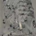 120 Pack Plastic Syringes with Tip Cap, 10ML Liquid Syringe BPA-Free Suringes, Clear Plastic Syringes for Halloween, Thanksgiving