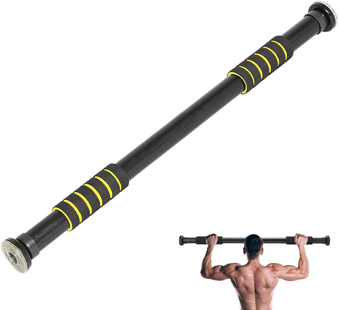 Pull Up Bar for Doorway, Adjustable Door Frame Pull Up Bar with 330 lbs Capacity, No Screw Chin Up Bar for Home Gym Strength Training, Fits 25"–39" Door Frames and Walls