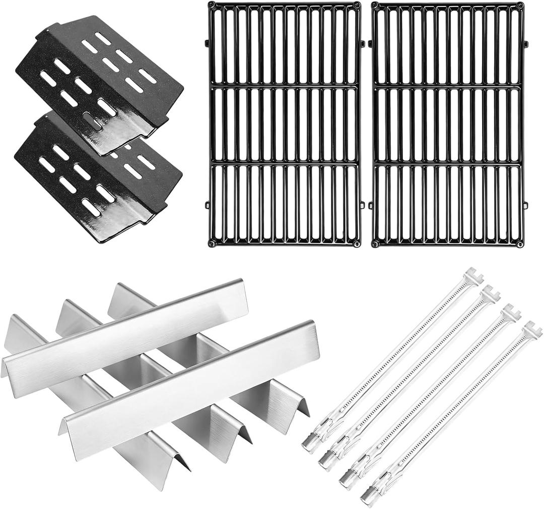 Grill Parts for Weber Genesis 300 (Front Control, 20072016) Genesis E310 S310 E/S320 E/S330 17.5" Flavorizer Bars 7620 7622 Heat Deflectors 304 Stainless Steel Burner Tubes 62752 Cast Iron Grates