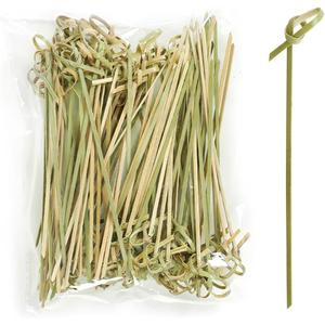1000PCS Bamboo Cocktail Picks 4.7 Inch Bamboo Skewers Toothpicks for Appetizers,Charcuterie Accessories for Fruit, Charcuterie Boards, Party Drinks, BBQ Snacks - Reusable Fancy Toothpicks (Green)