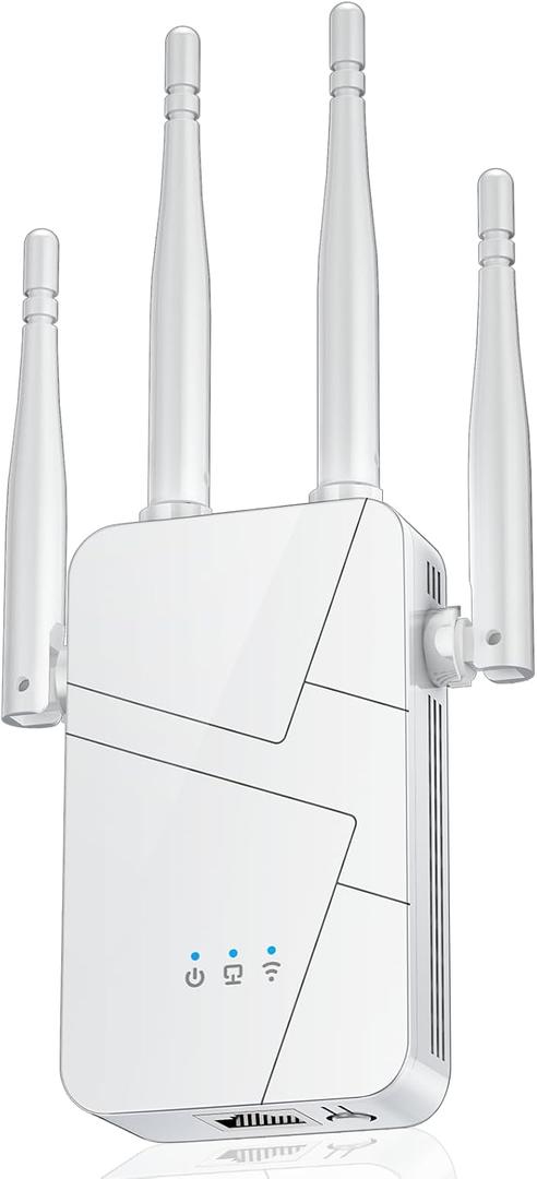 2026 WiFi Extender Signal Booster for Home, 15000sq.ft Wireless Internet Repeater, Long Range WiFi Booster and Signal Amplifier w/Ethernet Port, WiFi Router Extender Support 99% Devices, 1-Tap Setup