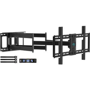 HCMOUNTING 40.9 Long Arm Full Motion TV Wall Mount for 4295 Inch TVs up to 179 lbs, Pre-Assembled TV Mount with Full Swivel, Tilt and Extension, Fits 16/18 Wood Studs, Max VESA 800x400mm.