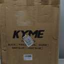 KYME Pink Hardside Carry On Luggage 22x14x9 Airline Approved with TSA Lock Hardshell Carry-On Suitcase with Wheels Travel Rolling 22 inch Luggage with Cup Holder for Women