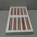 20 Pcs Red Thin Wall Brick Veneers, 2.4" x 7.9" for Kitchen Backsplash, Fireplace, Living Room, Interior and Exterior Wall Decoration (3.5 sq.ft)