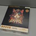 Wooden Puzzles for Adults  Cat King 200 Piece Jigsaw Puzzles with Unique Shape -Challenging Puzzle Perfect for Game Nights, Ideal Creative Gift Ideas/Perfect Home Decor/Wall Art