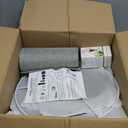 Floor Lamp with Shelves, Modern Standing Lamp with 3 Color Temperature LED Bulbs, Corner Floor Lamps for Living Room & Bedroom, Lamparas Elegantes para Sala (Gray Lampshade, 1)