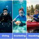 Gogokids Kids Diving Gloves 3MM Neoprene Swim Gloves, Anti-Slip for Diving Snorkeling Kayaking (Black, M (5-8 years))