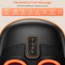 Foot Massager Machine with Heat, Upgrade 6 Airbags 29 Nodes Deep Rolling, Compression, Ankle Kneading, Shiatsu Foot Massager for Neuropathy Plantar Fasciitis, Gifts for Men Women Fits Up to 13"