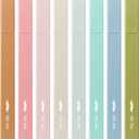 Mr. Pen- Aesthetic Highlighters No Bleed, 8 Pack, Natural Earth, Chisel Tip, Cute Highlighters Assorted Colors for Journaling, Highlighting, Underlining, Fast Dry, Back to School Supplies