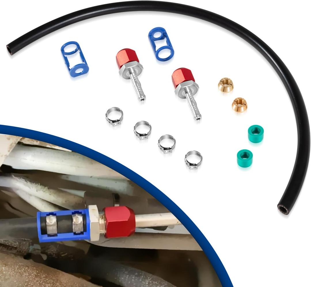 800-673 A/C Line Splice Kit for 5/16" Line With No. 6 Hose 24 Inches, Air Conditioning Repair Splice Connector Kit, Universal Fit for 5/16" Line to Hose Repair