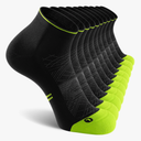 CS CELERSPORT 6 Pairs Ankle Compression Socks for Men and Women Running Athletic Socks, M