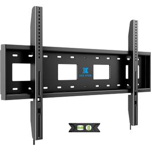 85 86 90 98 100 150 Heavy Duty Fixed TV Wall Mount Bracket for 65-150" Heavy Flat Screen, Max VESA 1000x600mm, Low Profile, Holds 330 lbs, 16/18/24/32" Studs,Fit Most 65+ 75+ 120 TVs