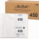 Janibell Polyethylene Biodegradable 18 Gallon Waste Can Liner, Flat Seal, for 450 Series Waste Disposal System, Light Green, 0.7 Mil, 17.75" x 11.5" x 8" (Set of 10 Liner Tubes)