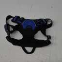 rabbitgoo Dog Harness No Pull with 2 Leash Clips, Adjustable Soft Padded, Reflective Oxford No Choke Pet Vest with Easy Control Handle for Medium Sized Dogs, Dazzling Blue, M