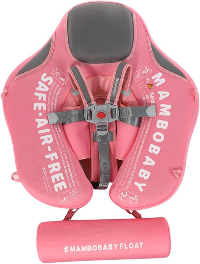 Baby Swimming Float - Baby Pool Float | Baby Swimming Pool Floats | Non-Inflatable Solid Baby Swimming Pool Float for 3-24 Months | infaant Swim Float | Baby Float for Boys and Girls in Summer (Pink)