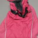 Lelepet Warm Dog Winter Coats for Small Dogs Waterproof Dog Jacket Reflective Pet Fleece Vest Windproof Cold Weather Coats with Adjustable Buckle & Leash Hole, Pink, S