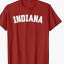 Indiana T-Shirt, Size Small, Red