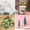 Maputune 4 Pcs 12-13 inches Large Unfinished Wood Slices for Centerpieces, Natural Rustic Wooden Plate for DIY Craft, Round Wood Chips for Table Signage Painting Wedding Party Christmas Decor