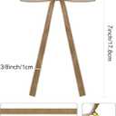 SIMISI RIBBON 24 Pcs Khaki Velvet Christmas Tree Bows Door Garland Decor Vintage Wreath Bow (3/8'' Wide, 5 * 7 inch)