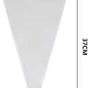 2 x Muyindo 100 Pieces (7x15 Inch) Clear Cone Bags with Twist Ties for Candies, Cookies, Popcorn, Sweets, Chocolates and More; Perfect for Birthday, Wedding, Halloween, Christmas and Other Social Events (gold)