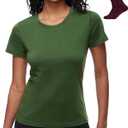 MERINNOVATION Women's Merino Wool T-Shirt Short Sleeve Athletic Tee Wicking Base Layer (Large)