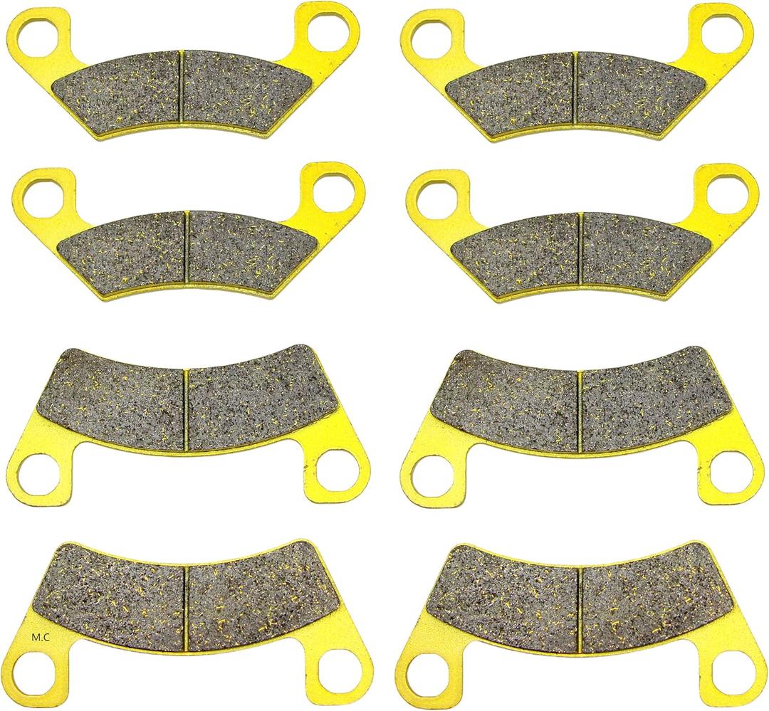 Brake Pads for Arctic Cat Wildcat 1000 XXT LTD 2019 / Cushman Hauler 1200 2012 2013 2014 2015 / Cushman Hauler 1000 4X4 Crewe EPS Diesel 2019-2020 Front Rear Brakes FA740 FA742 MC0540-1