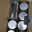 Mason Craft & More 8-Piece Glass Spice Jars with Metal Lids