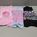 The Children's Place, Girls, Trends, Icons Short Sleeve Graphic T-Shirts, 3 Pack,  Strawberry/ Positive/ Turtle, Medium