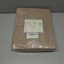 LANE LINEN 100% Organic Cotton Sheets Set, Pure Organic Cotton Long- Staple Percale Weave Ultra Soft Best- Bedding Sheets for Bed, GOTS Certified, Fits Mattress Upto 15in. Deep Pocket (Full, Taupe)