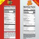 RITZ Original Crackers and Easy Cheese Cheddar Snack Variety Pack, 1 Family Size Box & 2 Cans (EXP 08/18/26)